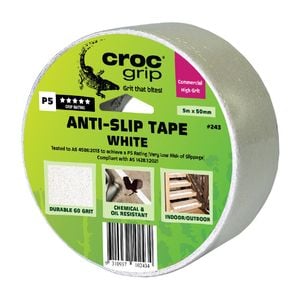 Croc Grip 5m x 50mm White Anti-Slip Tape