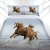 Just Home Frolicking Horse Quilt Cover Set Queen