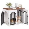 Advwin Dog Crate Furniture Heavy Duty Dog Cage Sturdy Dog Kennel