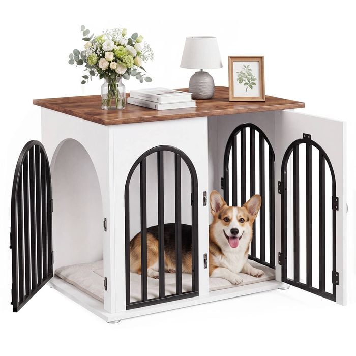 Advwin Dog Crate Furniture Heavy Duty Dog Cage Sturdy Dog Kennel