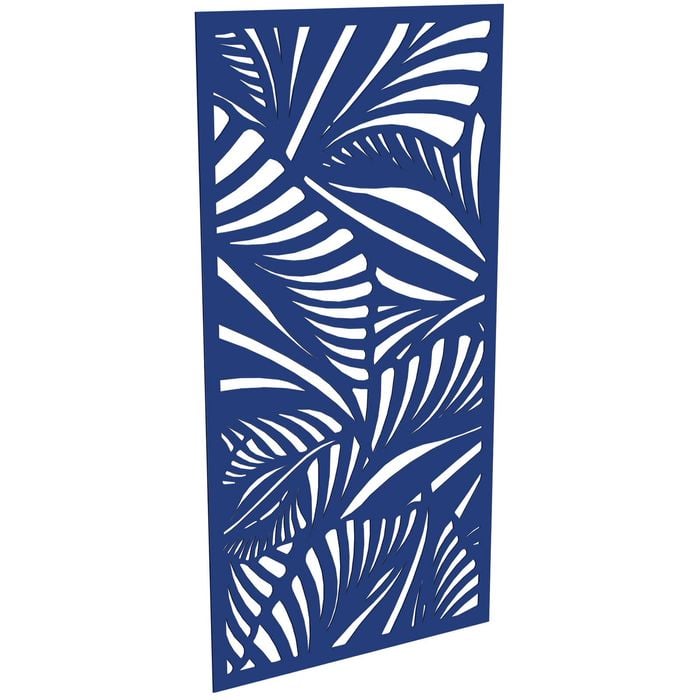 ProtectorAl 300-1200 x 1201-2400mm Dark Blue/Gloss White Jungle Unframed Composite Deco Panel