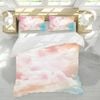 3D Sky Pink Cloud 240 Bed Pillowcases Quilt Queen Size