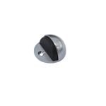 Adoored Satin Chrome Half Moon Door Stop