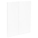 Kaboodle Sea Salt Modern Corner Wall Cabinet Door - 2 Pack