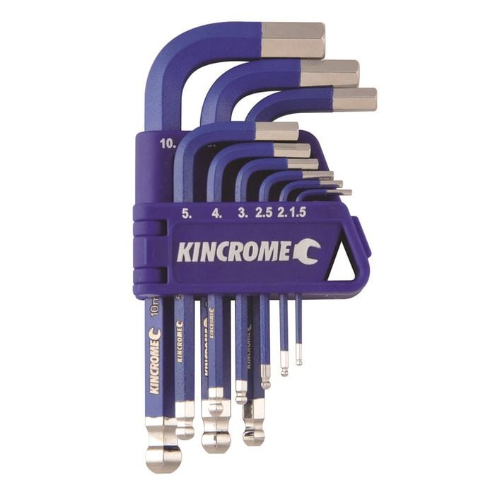 Kincrome 9 Piece Metric Hex Key Wrench Set