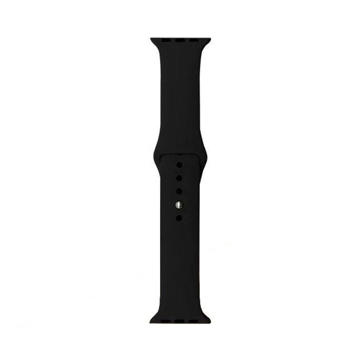 Silicone Sports Watch Band Strap - For Apple iWatch Ultra [42mm Series 3] 44mm 45mm 46mm 49mm (Black)