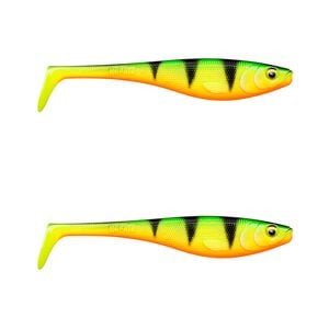 2x Rapala Soft Peto 22cm Paddle Tail Shad Lures - Firetiger