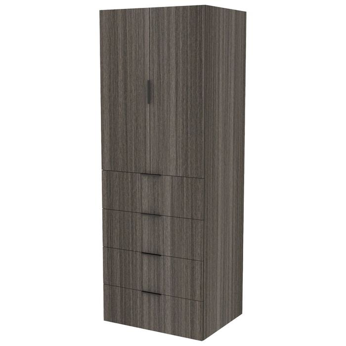 Lugna 2048 x 750 x 580mm Storm Hanging 4 Drawers Double Door Storage Cabinet