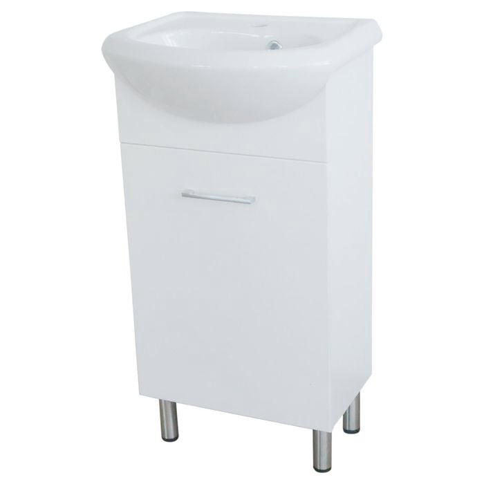 Estilo 450mm Vanity with Semi-Recessed Basin and 1 Tap Hole