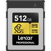 Lexar Professional Gold Series CFexpress 4.0 Type B Card - 512GB