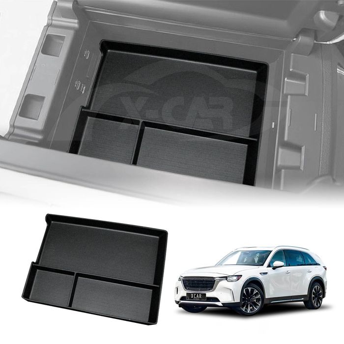 Armrest Organizer Tray For Mazda Cx-90 Cx90 2023-onwards Centre Console Storage Box Accessories