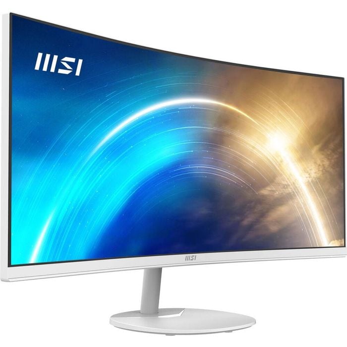 MSI PRO MP341CQW 34" 100Hz UWQHD VA Curved Business Monitor (White)