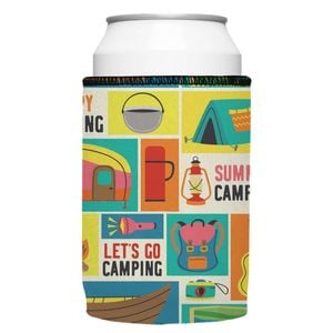 Stubbyz Happy Camping Stubby Cooler
