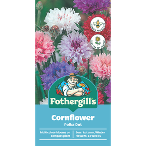 Fothergill's Cornflower Polka Dot Flower Seeds