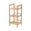 Takara Okin 3-tier Natural Bamboo Shelf Natural Colour 30x30x70cm