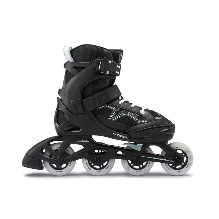 Decathlon - Kids' Inline Fitness Skate Fit3 - Black/Khaki - Au C13/2.5 - Eu 32/35