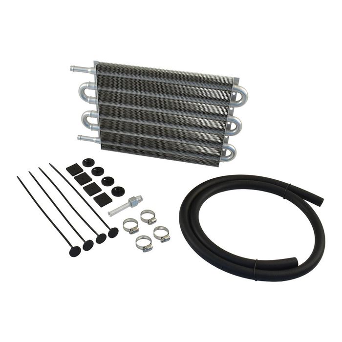 Calflow Transmission Oil Cooler Kit, Tube & Fin, 12.75" x 7.5" x 0.75"