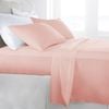 Luxor Single Light Pink 1000TC Egyptian Cotton Sheet Set