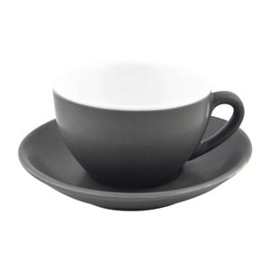 Bevande Cappuccino Cup Large Slate 280ml 6 Pack Cafe Coffee Drinkware
