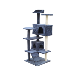 Yes4pets 130 Cm Beige Cat Scratching Post Tree Scratcher Pole-grey