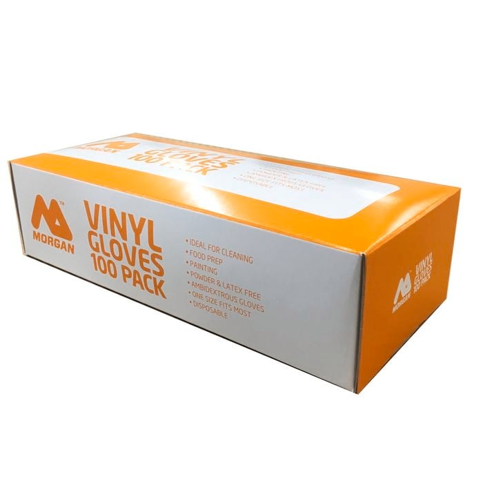 Morgan Vinyl Gloves - 100 Pack