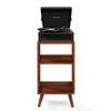 Crosley Voyager Bluetooth Portable Turntable + Crosley Asheville Stand Bundle - Black