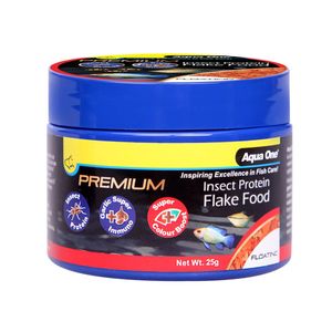Aqua One Premium Insect Protein Colour Boost Flakes 25g (26237)