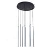 Centric - 8 Light Drop LED Pendant - Black (Tri-Colour)