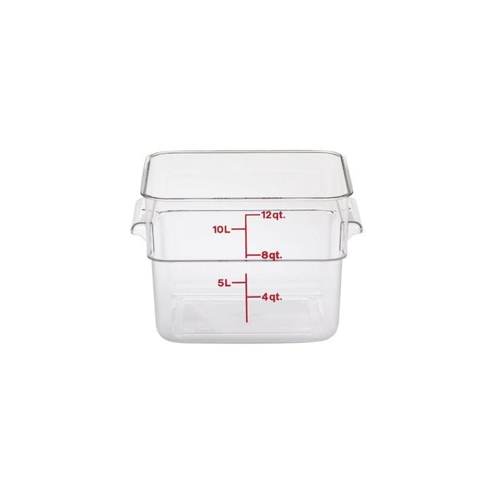 Cambro CamSquare Storage Container Polycarbonate Clear 256x310x210mm / 11.4Lt