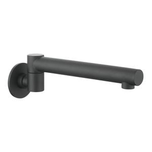 Mondella Black Matte Resonance Straight Bath Swivel Spout