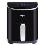Total Chef Electric Air fryer 4.8L, 8 pre-set Touch-control Cooking Programs, Deep Airfryer, Time & Temp Control, (Black)