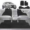 6D Diamond Car Floor Mats for Holden Commodore 1997-2006-Full Set-Black-Outback GT