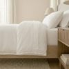 Renee Taylor Soft Washed Linen Cotton European Pillowcase White