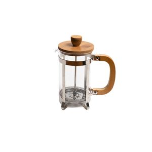 Coffee Culture Bamboo/Glass French Travel Compact Tea/Coffee 1L Press/Plunger