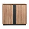 Modern Home ADRIANO Credenza Cabinet 117cm(W) x 40(D) x 103(H)- Light Brown