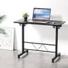 Homfurn Mobile Laptop Desk – 80cm, Adjustable Height 64-88cm, Tilt Top 180°, With Wheels, Black