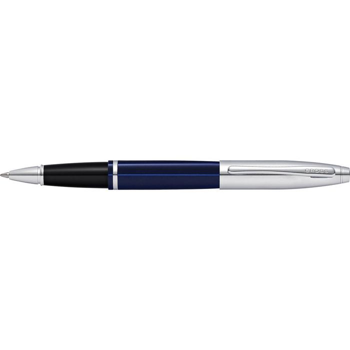 Cross Calais Rollerball Pen Black Gel Ink Office/writing Stationery Blue Lacquer