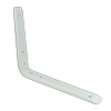 Carinya 150 x 200mm Strong Hold Brackets - single - White