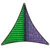 Coolaroo 5m Chameleon Triangle Designer Series Shade Sail