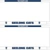 AFL Car Number Plate Frame Set Of Two - Geelong Cats - Front/Back