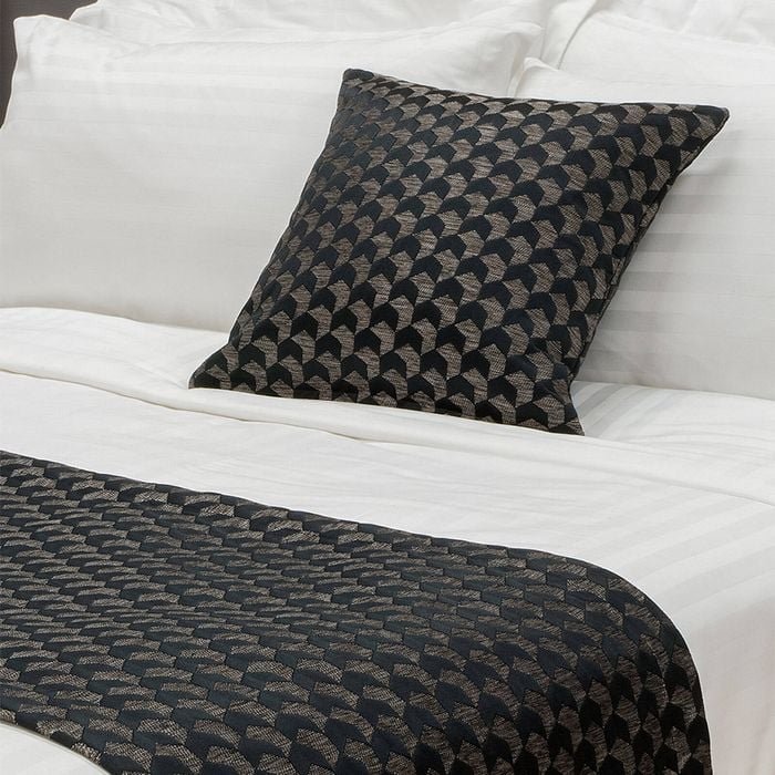 Jason Commercial King Bed Regency Bed Runner 255x60cm Ink Blue