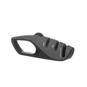 Ladelle Essentials Multi-Angle Knife Sharpener Handheld Kitchen Tool Charcoal