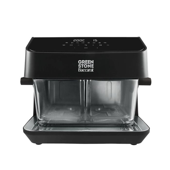 Baccarat GREEN STONE Glass Air Fryer 8L Black