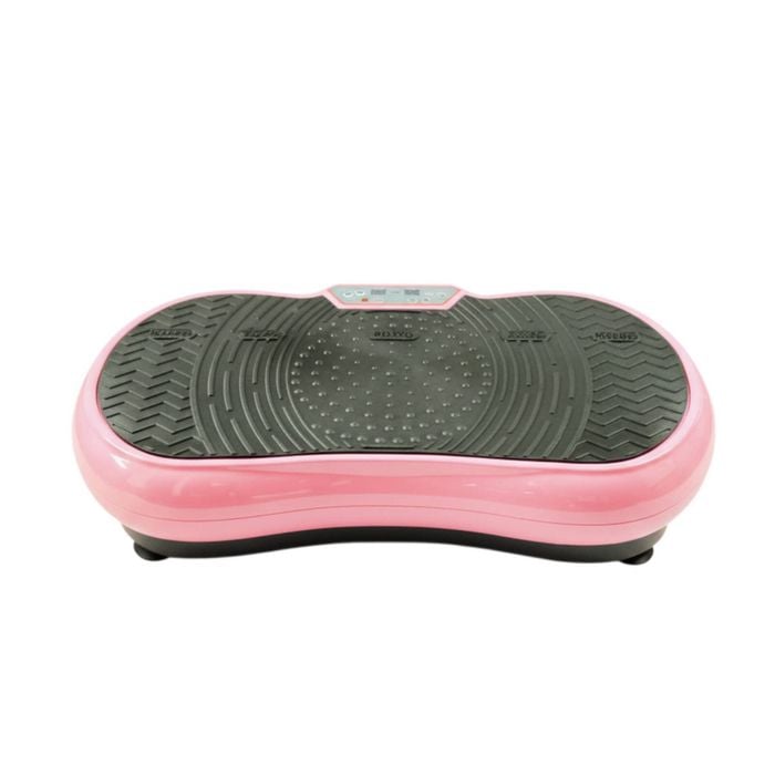 Social Hike Vibration Plate Exercise Platform - Vibrating Workout Machine Pink