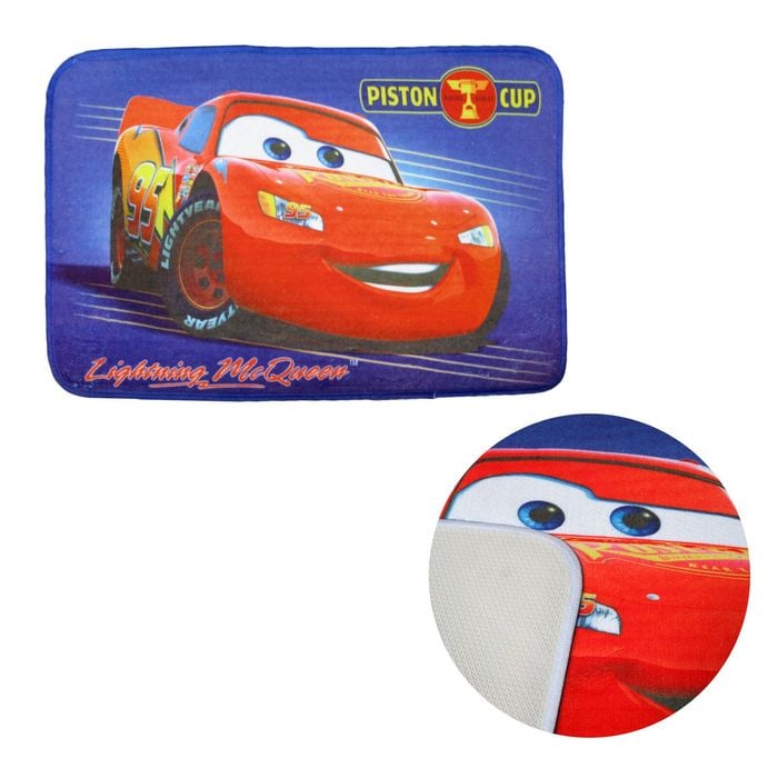 Kids Floor Mat Lightning McQueen Cars Piston Cup 50 x 80 cm