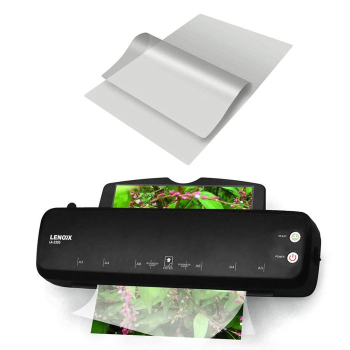 A3 Paper Hot Laminator Office/business/home W/50 Plastic Pouch Laminating Sheets