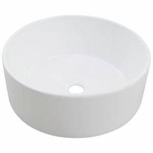 Estilo 400mm White Round Counter Top Basin