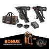 AEG 18V F-RAPID Limited Edition 2-Piece Nailer Combo 4.0Ah FORCE Kit
