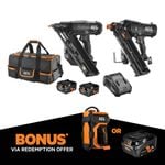 AEG 18V F-RAPID Limited Edition 2-Piece Nailer Combo 4.0Ah FORCE Kit