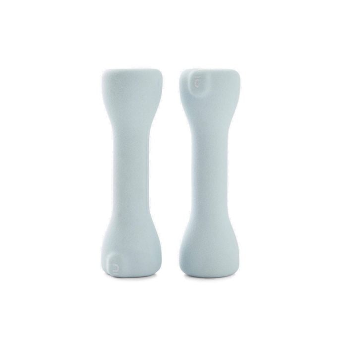 Decathlon - Fitness Dumbbells Easy Set Of 2 X 2 Kg - Blue - 2*2Kg